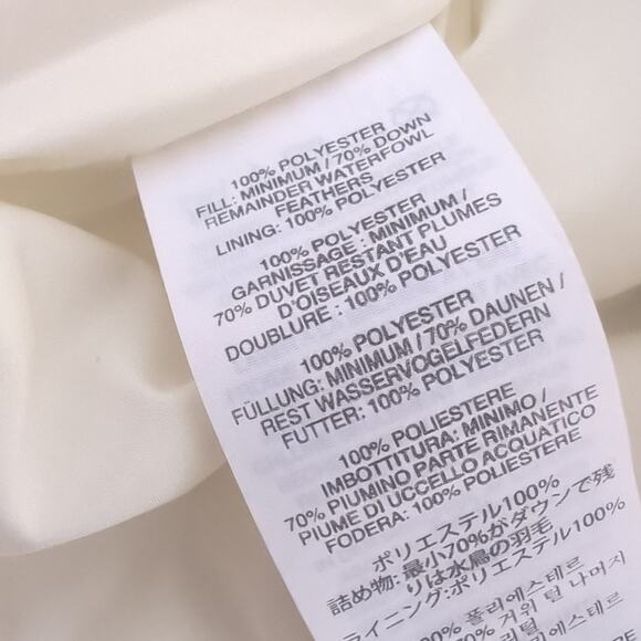 J. Crew Quilted Excursion Down Vest B0109 XXS Womens Puffer Preppy Cream Quilted - Picture 2 of 7